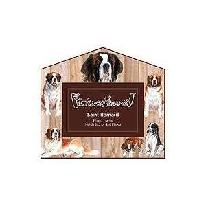  St. Bernard Dog House Frame 4x6 or 3x5 Pictures