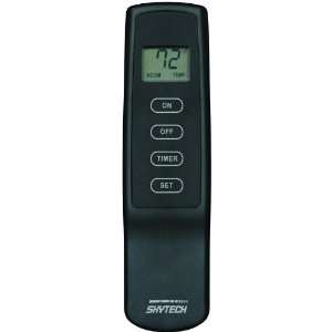 Skytech 1001T/LCD A Black Battery Operated Fireplace Remote with Timer 