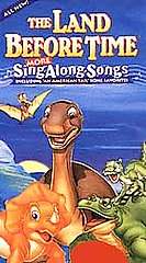 The Land Before Time More Sing Along Songs VHS, 1999  