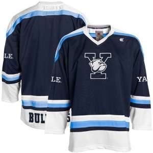  Yale Bulldogs Youth Navy Blue Hockey Jersey Sports 