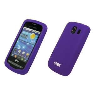  EMPIRE Purple Silicone Skin Cover Case for Verizon LG 