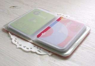 Simple Cutie Ribbon Pocket ID Credit Card Holder Case Wallet Fashion 