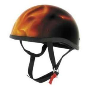  Skid Lid Helmets SL ORIGINAL REAL FLAMES 2XL MOTORCYCLE 