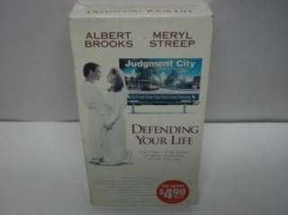 Defending Your LIfe VHS tape Albert Brooks Meryl Streep  