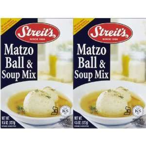 Streits Matzo Ball Soup Mix, 4.5 oz, 2 pk  Grocery 