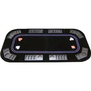 JPCommerce 3in1 3 in 1 Poker Craps and Roulette Folding Table Top with 