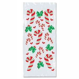  Candy Cane & Holly Cello Bags Case Pack 108   540629