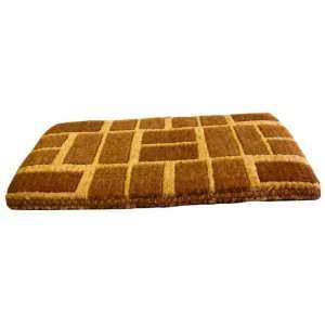  Brown Brick Coco Coir Doormats   Elegant Floor Mats   18 