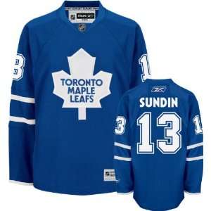  Mats Sundin Jersey Reebok Blue Toronto Maple Leafs 