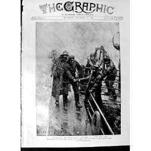  1892 Captain Officers Sinking Ship Bohara Brangwyn Art 