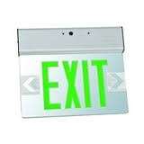 LED EXIT SIGN EDGE LIT GREEN/CLEAR EMERGENCY LIGHT  