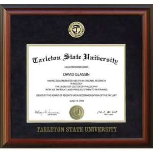  Tarleton State Diploma Frame with Embossed Suede Mat 