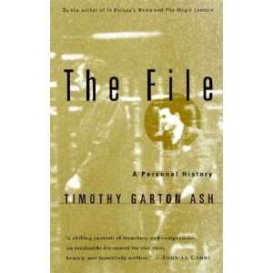   Personal History [Paperback]: Timothy Garton Ash (Author): Books