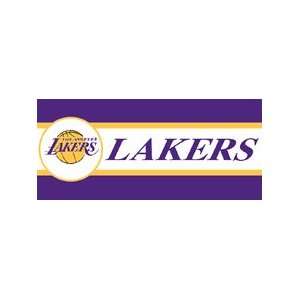   : NBA Los Angeles Lakers 7 Wallpaper Border*SALE*: Sports & Outdoors