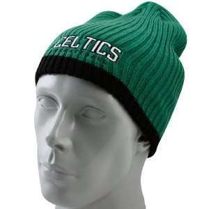  adidas Boston Celtics Green Cuffless Knit Beanie Sports 