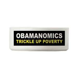  Obamanomics Trickle Up Povert Political Small Pet Bowl by 