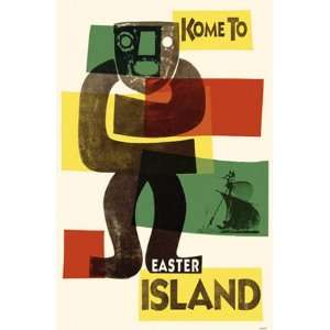  Easter Island Travel MasterPoster Print, 11x17