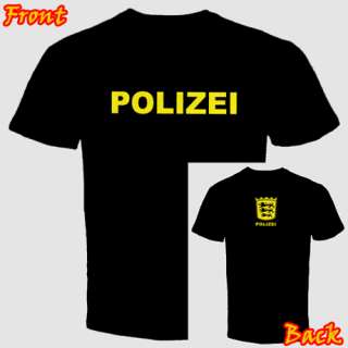   shirt German Police Logo Cops Security Guard Cool Funny Gift  