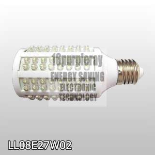 E27 8W 166 led corn light bulb Warm white color  