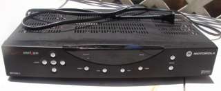 MOTOROLA HD CABLE BOX QIP2500 3 WITH REMOTE  