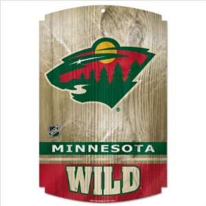  NHL Minnesota Wild Wood Sign