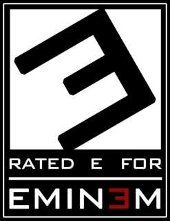 EMINEM RATED E T SHIRT RECOVERY RELAPSE CD ALBUM SHADY  