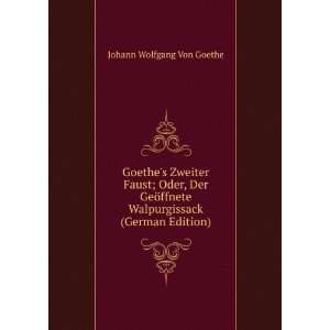   Walpurgissack (German Edition): Johann Wolfgang Von Goethe: Books