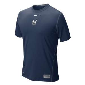   : Milwaukee Brewers Nike 2010 Pro Core Player Top: Sports & Outdoors