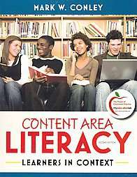 Content Area Literacy by Mark W. Conley 2011, Hardcover  