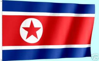 NORTH KOREA NATIONAL KOREAN FLAG 3X5 BANNER  