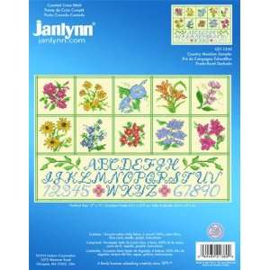   : Country Meadow Sampler Counted Cross Stitch Kit: 20x14: Electronics