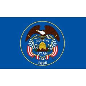  3x5 ft Utah Flag: Patio, Lawn & Garden
