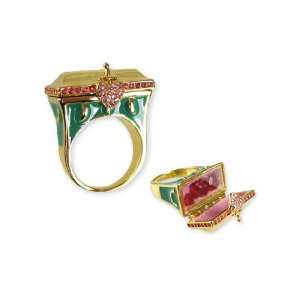 Disney Couture Icon Treasure Chest Ring   Size 7: Jewelry