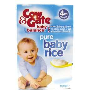 Cow & Gate 4 Month Pure Baby Rice Packet 100g