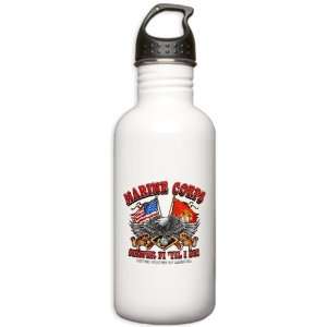   Water Bottle 1.0L Marine Corps Semper Fi Til I Die 