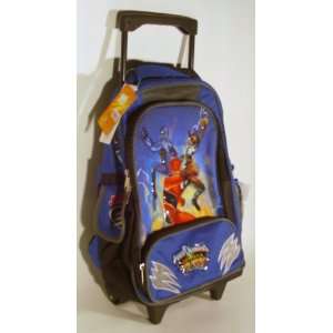  Power Rangers Large Rolling Backpack with a Water Bottle 