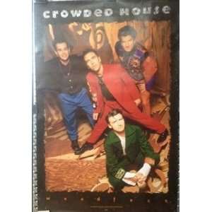  Crowded House Woodface poster 