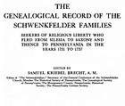 Genealogical Record of Schwenkfelder Families (1923)   CD