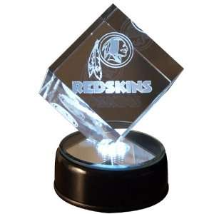   Washington Redskins 3 Inch Prismatic Cube with base