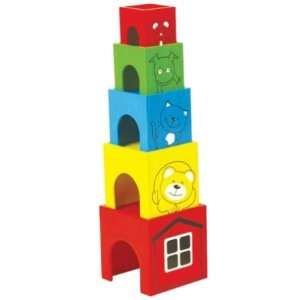   Cubes Stacks to 17H: Colorful Animal Stacker, Sorting & Stacking Baby