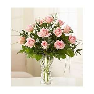 Flowers by 1800Flowers   Rose Elegance in Lenox Crystal Vase:  