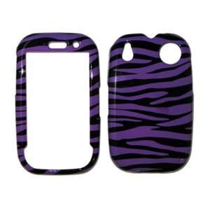  Purple and Black Zebra Stripes Design Snap On Cover Hard 