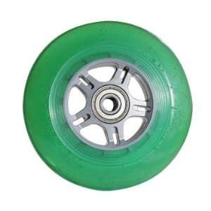  Curb Dog Scooter Wheels Green 100mm with Sealed Cartridge 