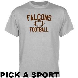   Green State Falcons Ash Custom Sport Icon T shirt