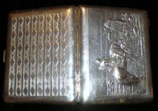   Soviet Cigarette Case Holder Vasnetsov Knight Crossroad Horse  