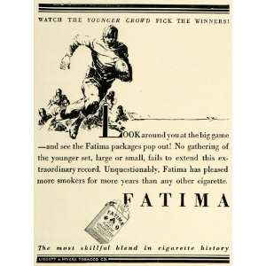  1927 Ad Fatima Turkish Cigarettes Liggett Myers Tobacco 