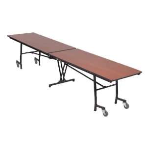  AmTab Rectangle Mobile Cafeteria Table (30 W x 12 1 L 
