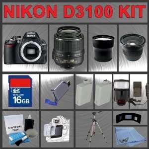  Nikon D3100 SLR 14MP Digital Camera with 18 55mm VR Lens 