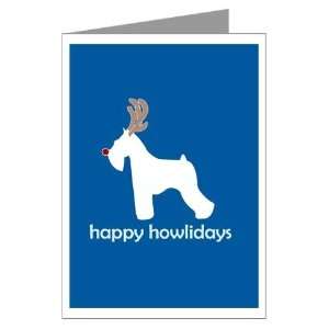 Schnauzer Happy Howlidays Greeting Cards Packag Pets Greeting Cards Pk 