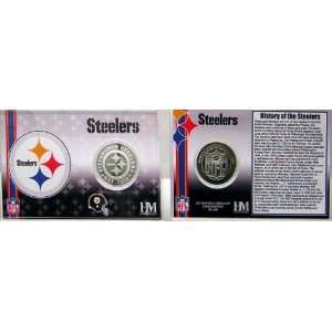    Pittsburgh Steelers Team History Coin Card